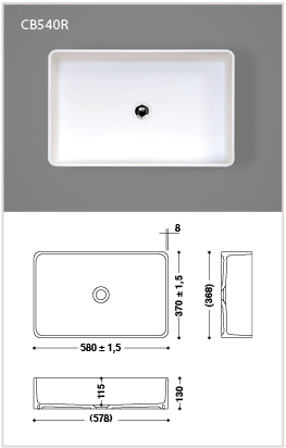 Bathroom Basins 109 CB540R