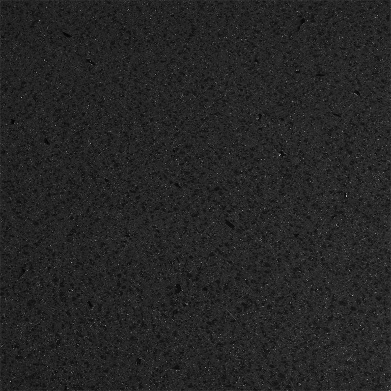 Krion 9905. Elegant Black colour sample