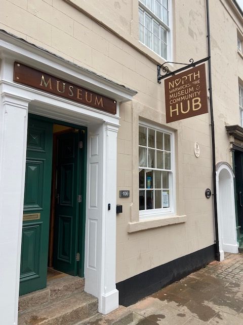 Museum and community hub entrance in Atherstone