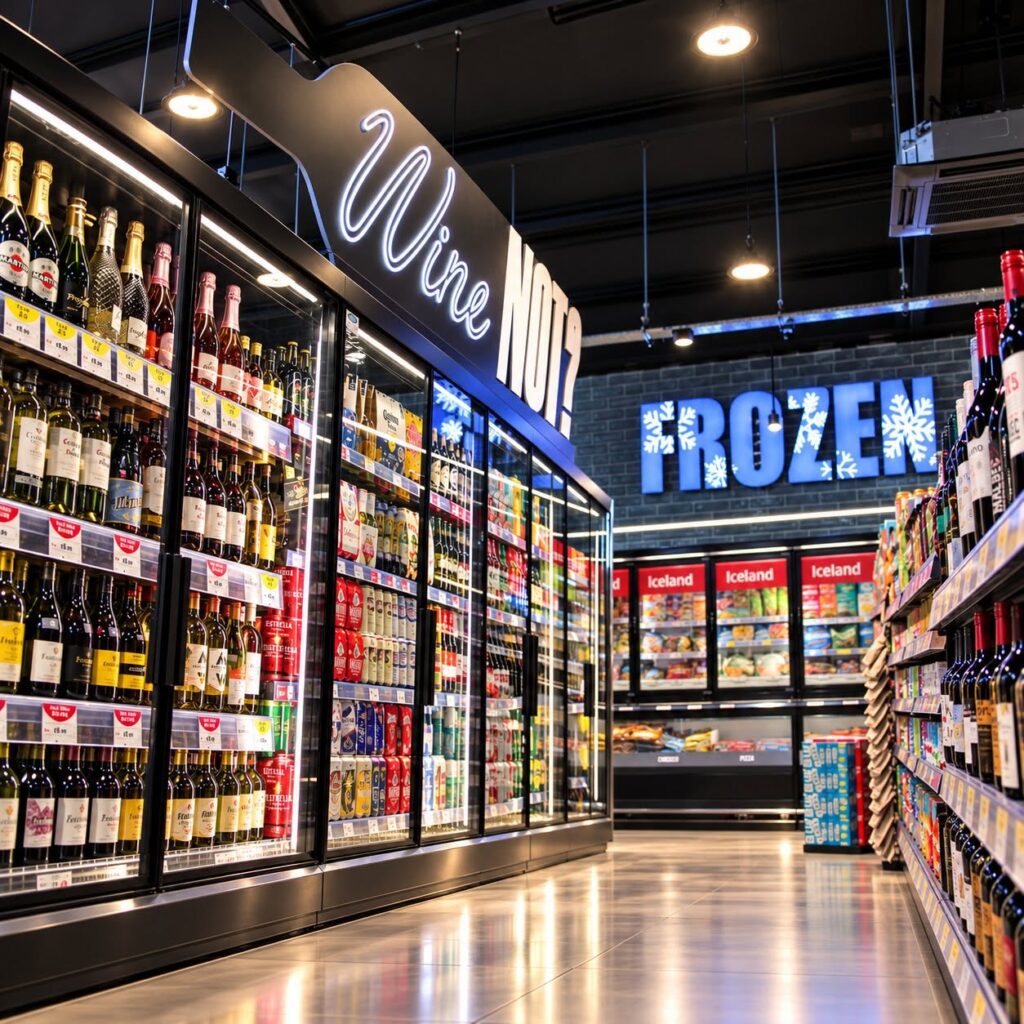 Inside Smiths of Pinwall foodhall and convenience store