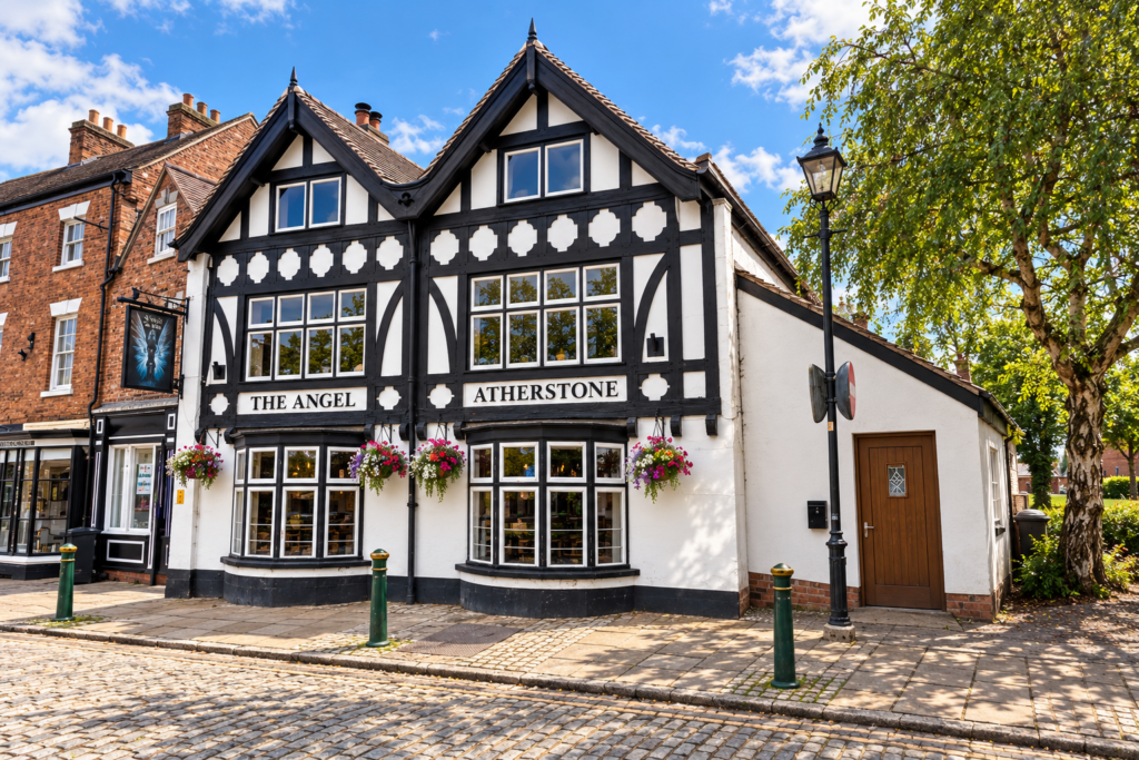 The Angel pub in Atherstone