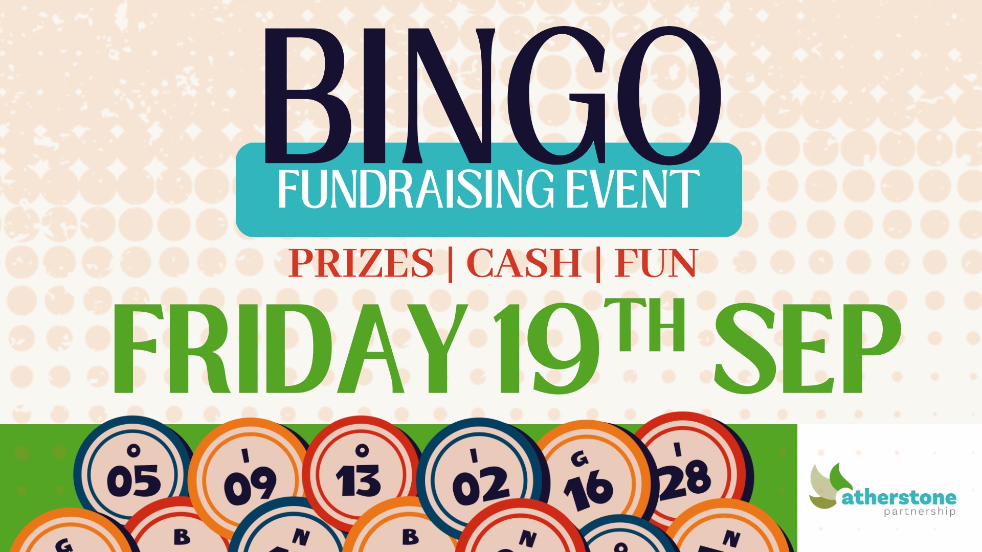 Atherstone Partnership – Big Weekender Fundraising Bingo – The Grove