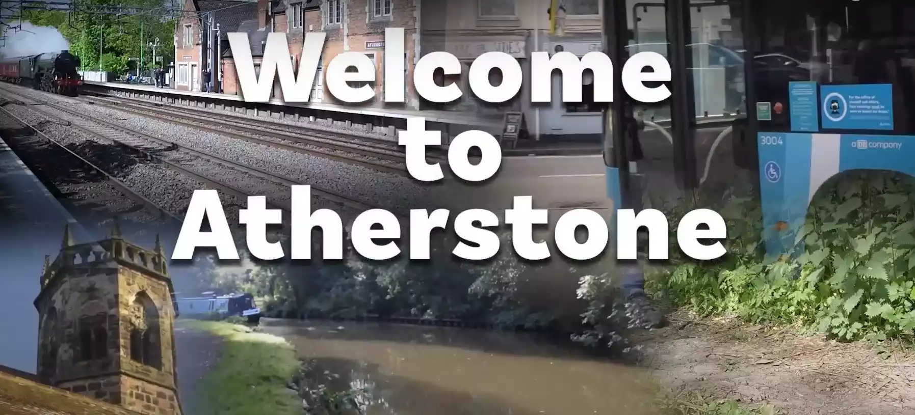 Welcome to Atherstone town photograph